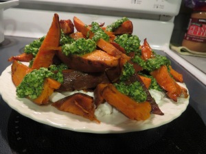 My Vertical Sweet Potatoes
